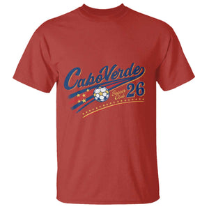 Cabo Verde Soccer Club 26 National Pride T Shirt Cape Verde Football Fans Retro Sporty Est. 2026