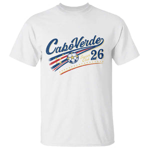 Cabo Verde Soccer Club 26 National Pride T Shirt Cape Verde Football Fans Retro Sporty Est. 2026 TS02 White Print Your Wear