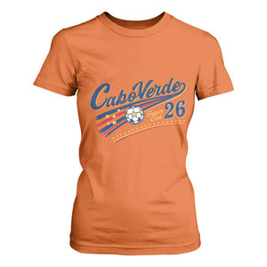 Cabo Verde Soccer Club 26 National Pride T Shirt For Women Cape Verde Football Fans Retro Sporty Est. 2026