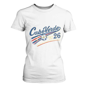 Cabo Verde Soccer Club 26 National Pride T Shirt For Women Cape Verde Football Fans Retro Sporty Est. 2026