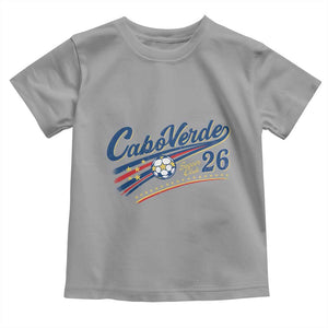 Cabo Verde Soccer Club 26 National Pride Toddler T Shirt Cape Verde Football Fans Retro Sporty Est. 2026
