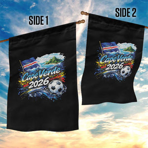 Cape Verde Soccer 2026 Island Flag Garden Flag Cabo Verde Football Team Fans Tropical Pride Gift TS02 Print Your Wear