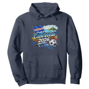 Cape Verde Soccer 2026 Island Flag Hoodie Cabo Verde Football Team Fans Tropical Pride Gift
