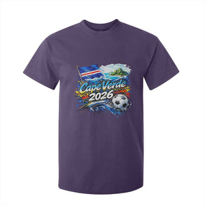 Cape Verde Soccer 2026 Island Flag T Shirt For Kid Cabo Verde Football Team Fans Tropical Pride Gift