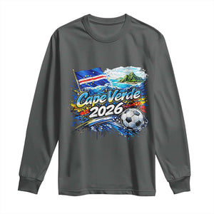 Cape Verde Soccer 2026 Island Flag Long Sleeve Shirt Cabo Verde Football Team Fans Tropical Pride Gift