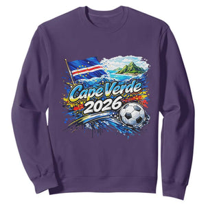 Cape Verde Soccer 2026 Island Flag Sweatshirt Cabo Verde Football Team Fans Tropical Pride Gift