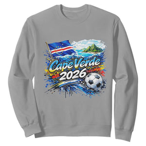 Cape Verde Soccer 2026 Island Flag Sweatshirt Cabo Verde Football Team Fans Tropical Pride Gift
