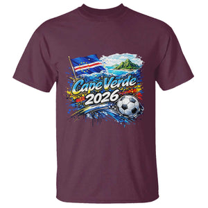 Cape Verde Soccer 2026 Island Flag T Shirt Cabo Verde Football Team Fans Tropical Pride Gift