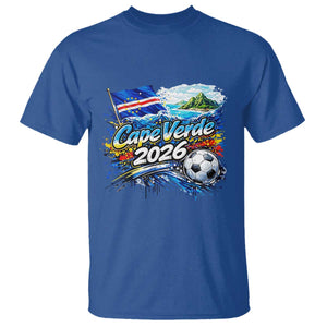 Cape Verde Soccer 2026 Island Flag T Shirt Cabo Verde Football Team Fans Tropical Pride Gift