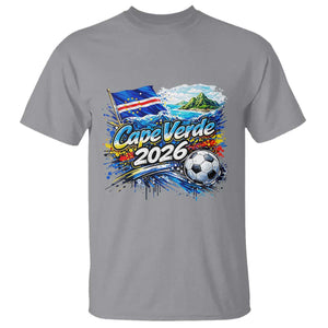 Cape Verde Soccer 2026 Island Flag T Shirt Cabo Verde Football Team Fans Tropical Pride Gift