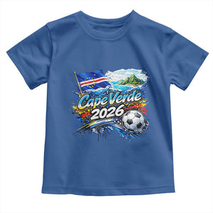 Cape Verde Soccer 2026 Island Flag Toddler T Shirt Cabo Verde Football Team Fans Tropical Pride Gift