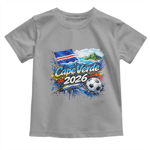 Cape Verde Soccer 2026 Island Flag Toddler T Shirt Cabo Verde Football Team Fans Tropical Pride Gift