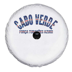 Forca Tubaroes Azuis Cabo Verde National Pride Spare Tire Cover Cape Verde Football Fans Blue Sharks Heritage TS02 Print Your Wear