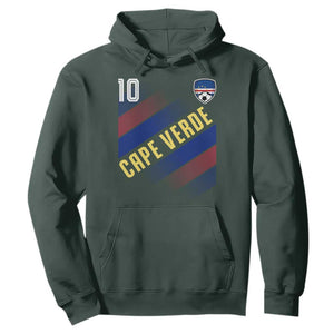 Cape Verde Soccer Jersey Style National Pride Hoodie Cabo Verde Football Fans Number 10 Athletic
