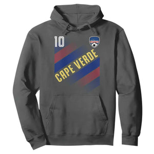 Cape Verde Soccer Jersey Style National Pride Hoodie Cabo Verde Football Fans Number 10 Athletic
