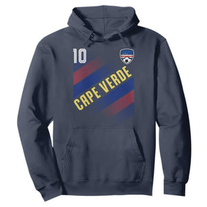 Cape Verde Soccer Jersey Style National Pride Hoodie Cabo Verde Football Fans Number 10 Athletic