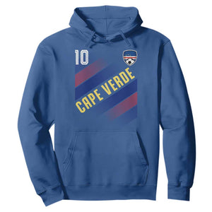 Cape Verde Soccer Jersey Style National Pride Hoodie Cabo Verde Football Fans Number 10 Athletic