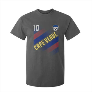Cape Verde Soccer Jersey Style National Pride T Shirt For Kid Cabo Verde Football Fans Number 10 Athletic