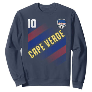 Cape Verde Soccer Jersey Style National Pride Sweatshirt Cabo Verde Football Fans Number 10 Athletic