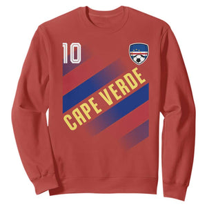 Cape Verde Soccer Jersey Style National Pride Sweatshirt Cabo Verde Football Fans Number 10 Athletic