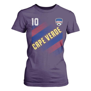 Cape Verde Soccer Jersey Style National Pride T Shirt For Women Cabo Verde Football Fans Number 10 Athletic