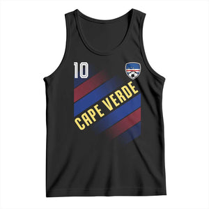 Cape Verde Soccer Jersey Style National Pride Tank Top Cabo Verde Football Fans Number 10 Athletic