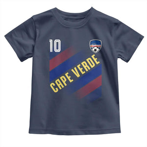 Cape Verde Soccer Jersey Style National Pride Toddler T Shirt Cabo Verde Football Fans Number 10 Athletic