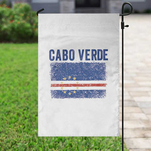 Cabo Verde Distressed Flag National Pride Garden Flag Cape Verde Heritage Pride Retro Grunge Graphic TS02 Print Your Wear