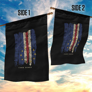 Cape Verde Vertical Brush Stroke Flag Graphic Garden Flag Cabo Verde National Pride Artistic Gift TS02 Print Your Wear