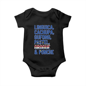 Cape Verde Traditional Food & Drinks List Baby Onesie Cabo Verdean Cachupa Grogue Heritage Gift