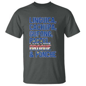 Cape Verde Traditional Food & Drinks List T Shirt Cabo Verdean Cachupa Grogue Heritage Gift