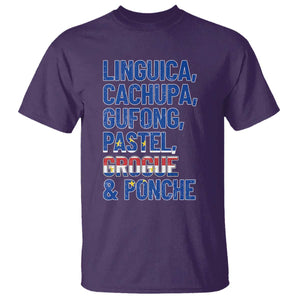 Cape Verde Traditional Food & Drinks List T Shirt Cabo Verdean Cachupa Grogue Heritage Gift