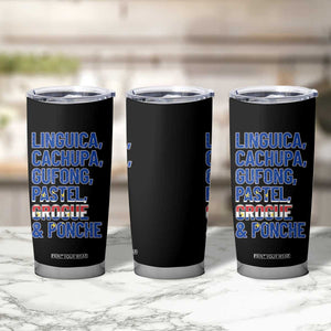 Cape Verde Traditional Food & Drinks List Tumbler Cup Cabo Verdean Cachupa Grogue Heritage Gift TS02 Print Your Wear