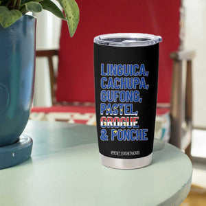 Cape Verde Traditional Food & Drinks List Tumbler Cup Cabo Verdean Cachupa Grogue Heritage Gift TS02 Print Your Wear