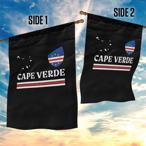 Cape Verde Country Map Shield Emblem Garden Flag Cabo Verde Roots National Pride Gift