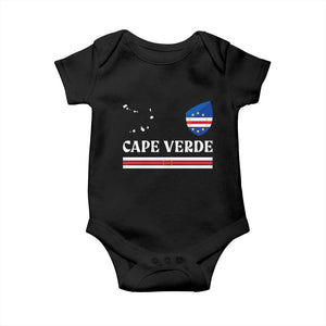 Cape Verde Country Map Shield Emblem Baby Onesie Cabo Verde Roots National Pride Gift