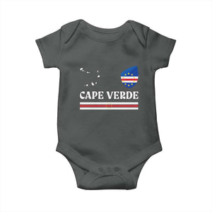 Cape Verde Country Map Shield Emblem Baby Onesie Cabo Verde Roots National Pride Gift