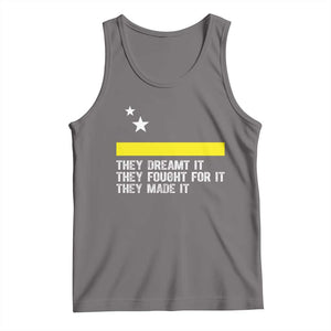 Curaçao Flag History Pride Tank Top They Dreamt Fought Made It