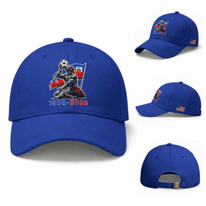 Haiti Soccer Tournament History 1974 to 2026 Baseball Cap Powerful Haitian Broken Chains National Flag Football Fans