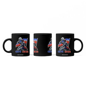 Haiti Soccer Tournament History 1974 to 2026 Coffee Mug Powerful Haitian Broken Chains National Flag Football Fans