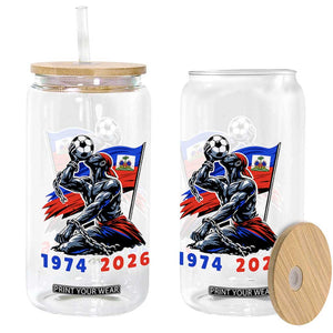 Haiti Soccer Tournament History 1974 to 2026 Glass Can Powerful Haitian Broken Chains National Flag Football Fans