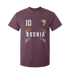 Bosnia Herzegovina Soccer Sports Graphic Number 10 Jersey Style T Shirt For Kid Proud Bosnian Football Fans Game Day Pride