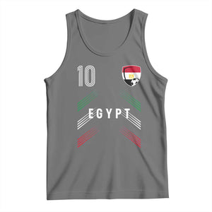 Egypt Soccer Sports Graphic Number 10 Jersey Style Tank Top Proud Egyptian Football Fans Game Day Pride