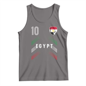 Egypt Soccer Sports Graphic Number 10 Jersey Style Tank Top Proud Egyptian Football Fans Game Day Pride
