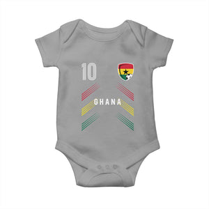 Ghana Soccer Sports Graphic Number 10 Jersey Style Baby Onesie Proud Ghanaian Football Fans Game Day Pride