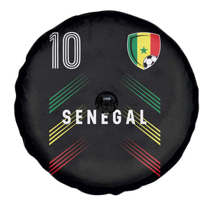 Senegal Soccer Sports Graphic Number 10 Jersey Style Spare Tire Cover Proud Senegalese Football Fans Game Day Pride