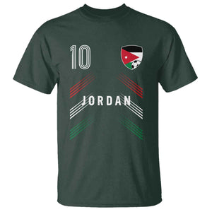 Jordan Soccer Sports Graphic Number 10 Jersey Style T Shirt Proud Jordanian Football Fans Game Day Pride