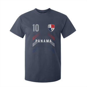 Panama Soccer Sports Graphic Number 10 Jersey Style T Shirt For Kid Proud Panamanian Football Fans Game Day Pride