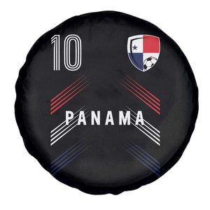 Panama Soccer Sports Graphic Number 10 Jersey Style Spare Tire Cover Proud Panamanian Football Fans Game Day Pride