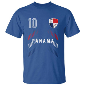 Panama Soccer Sports Graphic Number 10 Jersey Style T Shirt Proud Panamanian Football Fans Game Day Pride
